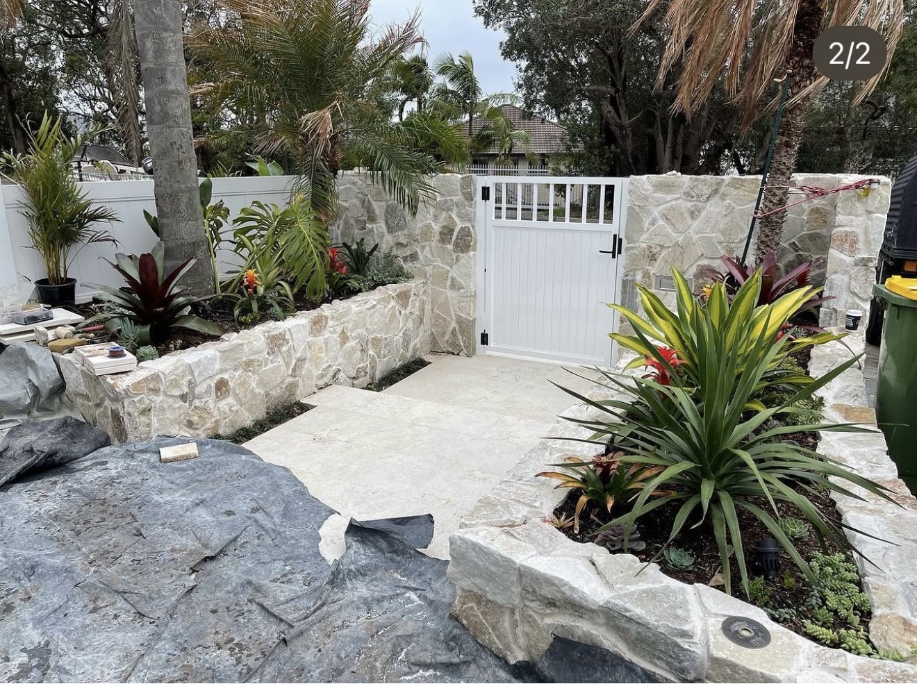 Sandstone Courtyard & Planters