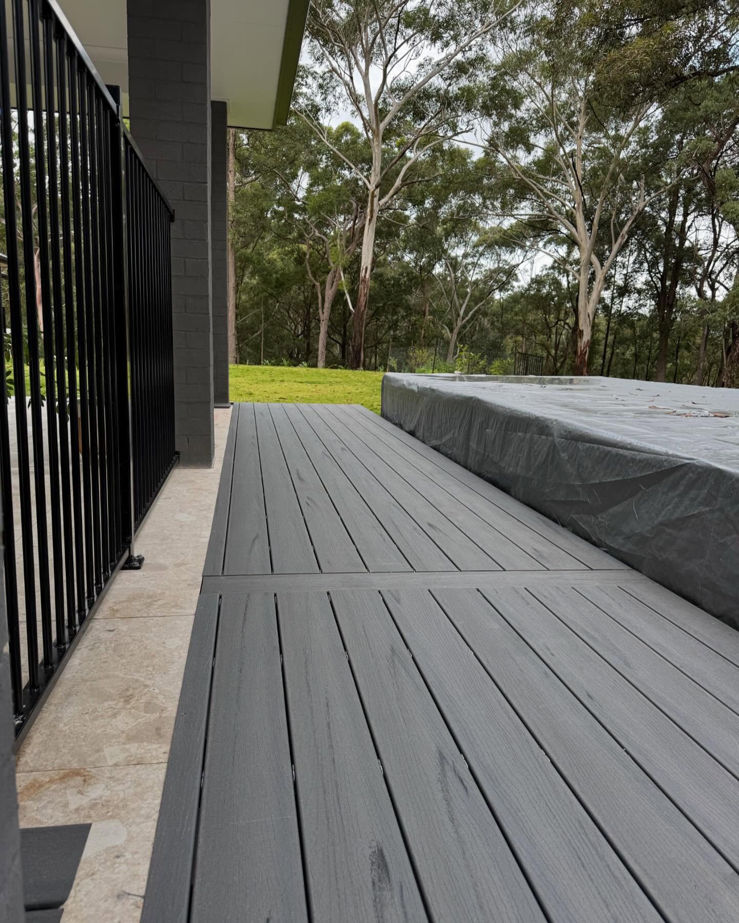 Charcoal Composite Deck