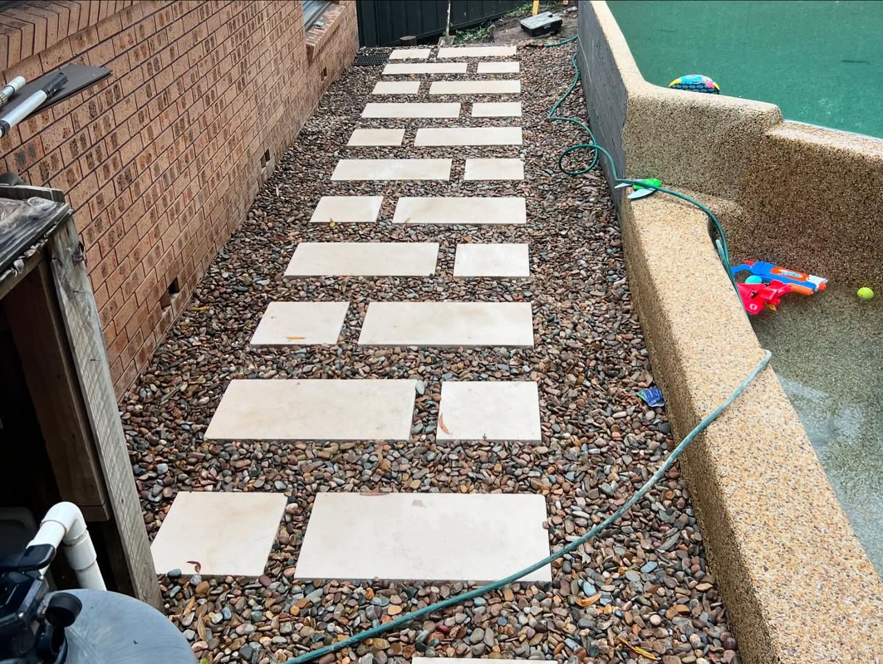 Pebble Path Detail
